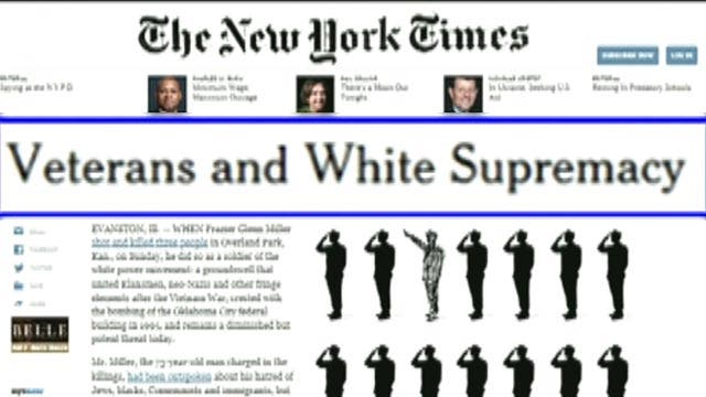 Outrage over NY Times op-ed linking veterans to hate groups