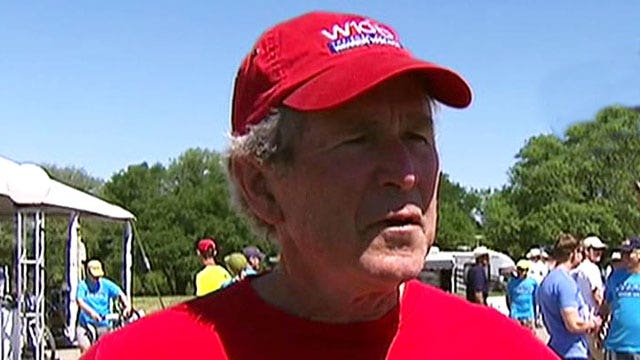 George W. Bush hosts annual 'Wounded 100K'
