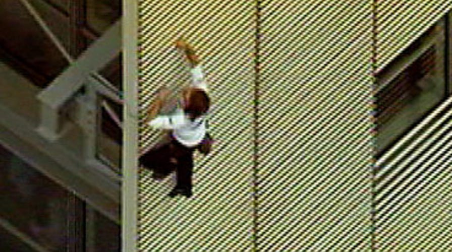 French Spidey Scales NY Times Building