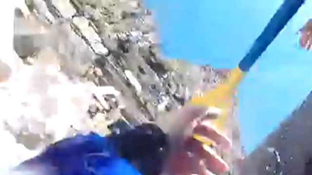 Near-death rafting accident caught on camera