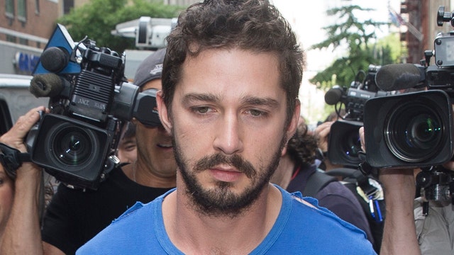 Shia LaBeouf released from jail amid scrum of paparazzi