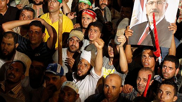Massive celebration in Egypt after military coup