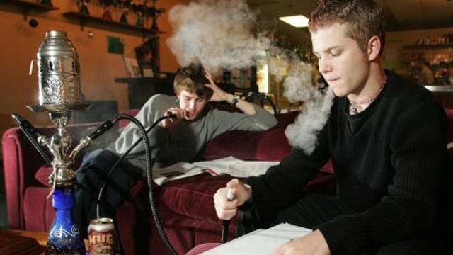 Alarming increase in number of young people smoking hookah