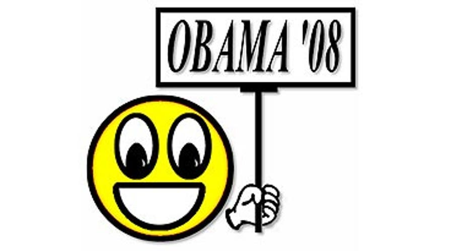 Obama 08, Obama 08, Obama 08!