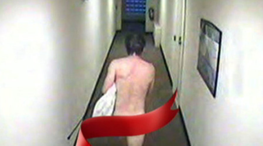 Naked Burglar Caught on Tape