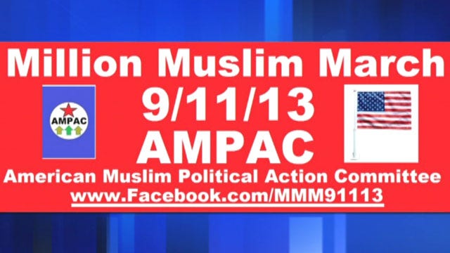 Islamic group plans 'million Muslim march' on September 11