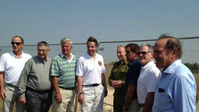 NY Gov. Andrew Cuomo returns from Israel