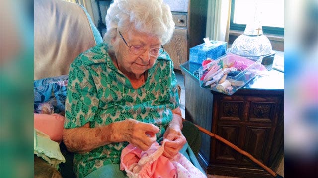 99-year-old dressmaker has a big goal for her birthday