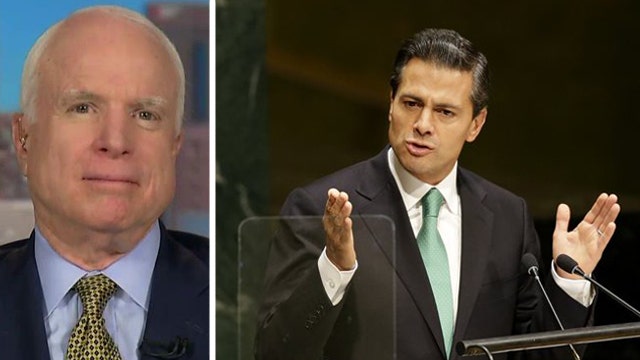 McCain responds to Mexican president's comments