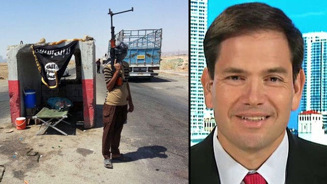 Sen. Rubio: ISIS can't be defeated 'simply from the air'