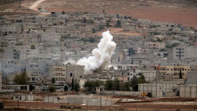 US airdrops weapons and supplies to Kurds in Kobani