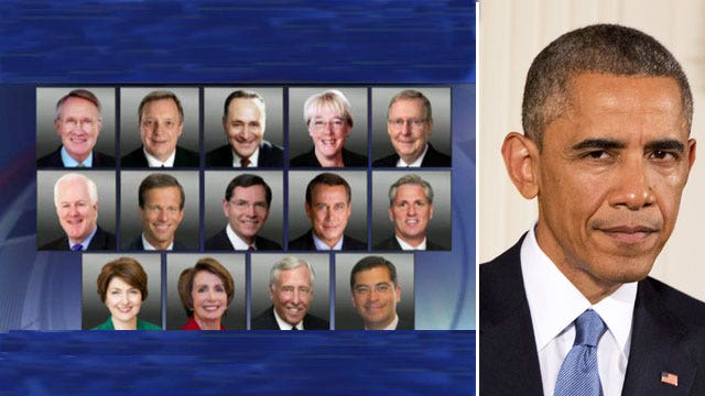Obama hosts lunch with congressional leaders