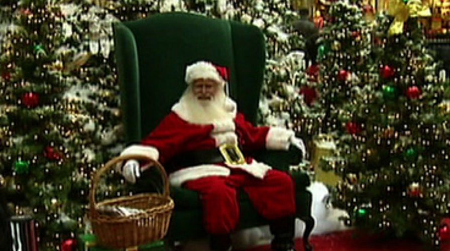 Mall Santas Request H1N1 Vaccine