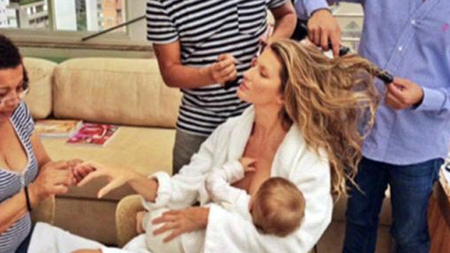 Gisele's breastfeeding pic raises eyebrows