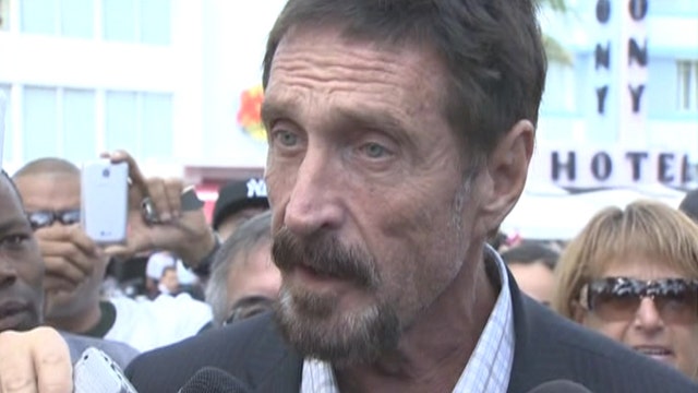 McAfee: 'I have absolutely nothing to do with the murder'