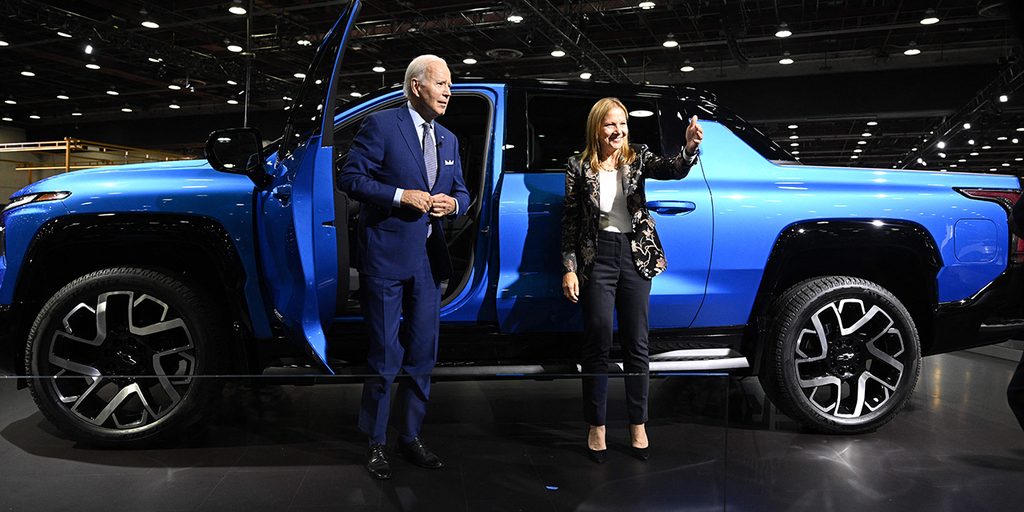 President Biden Delivers Remarks At The Detroit Auto Show | Fox News Video