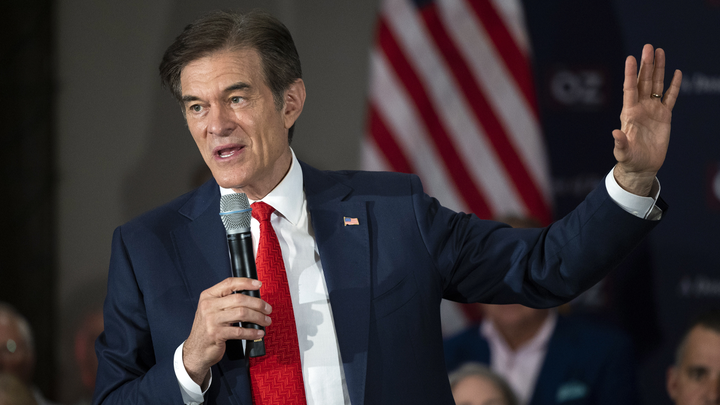 Pennsylvania GOP senate candidate Dr. Mehmet Oz hosts election night party