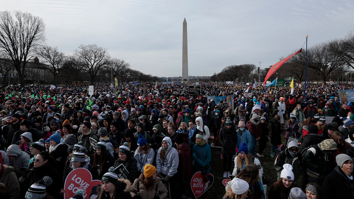WATCH LIVE: Thousands converge on the National Mall for the annual March for Life rally, the first since Roe v. Wade was overturned