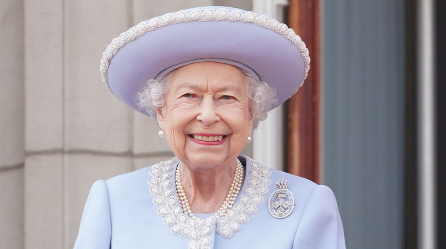 Queen Elizabeth II arrives at Windsor Castle for beacon lighting 