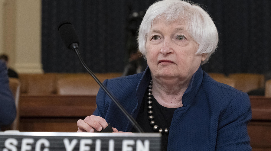 Secretary of Treasury Janet Yellen oversees Financial Stability Oversight Council meeting