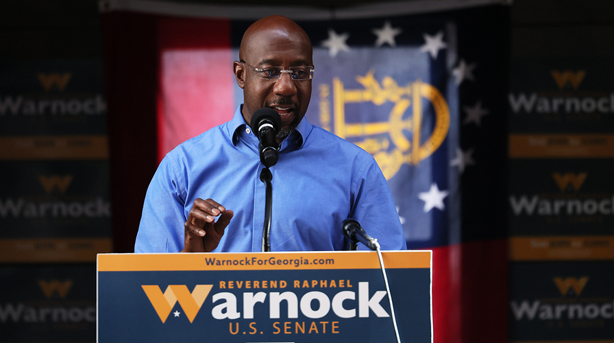 WATCH LIVE: Georgia Senator Raphael Warnock holds rally the night before elections