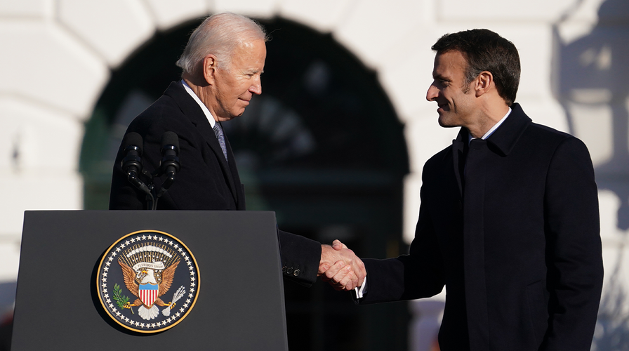 WATCH LIVE: Biden holds a joint press conference with Macron