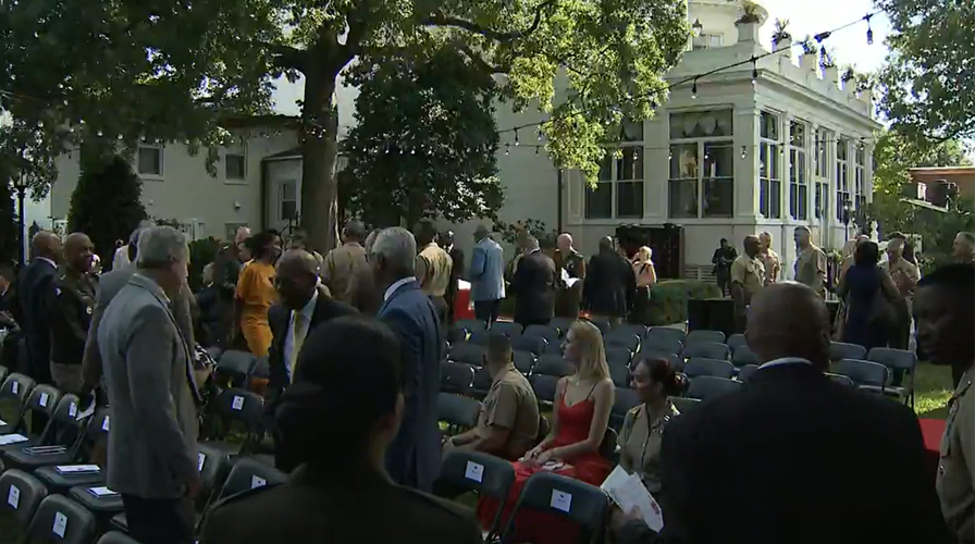 Promotion ceremony for USMC Lt Gen Michael Langley