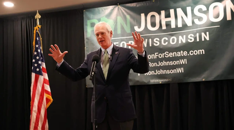 Sen Ron Johnson holds campaign rally in Minoqua, WI