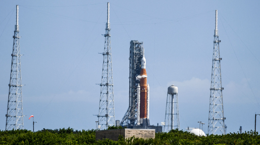 NASA briefs the press after historic Artemis launch was scrubbed due to fuel leak