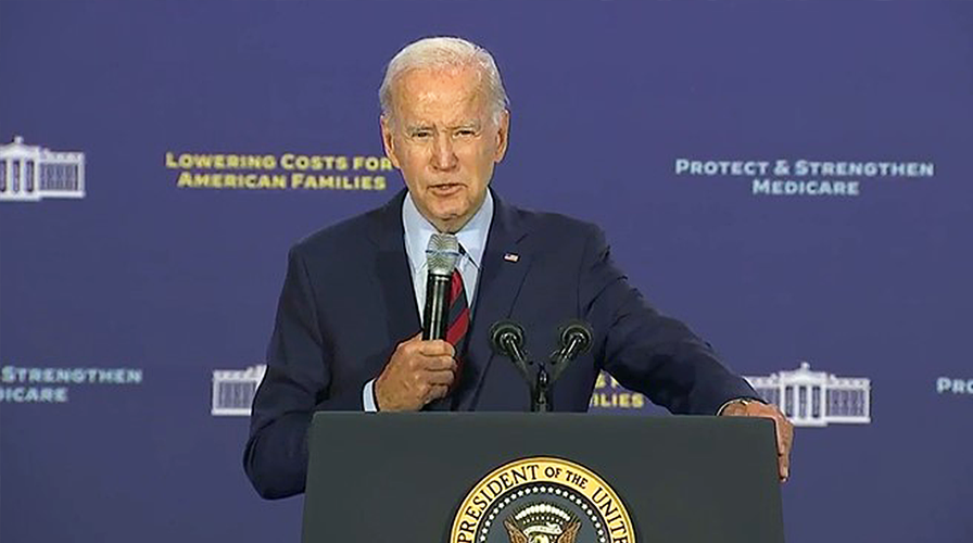 Biden speaks on Social Security, Medicare and prescription drug costs
