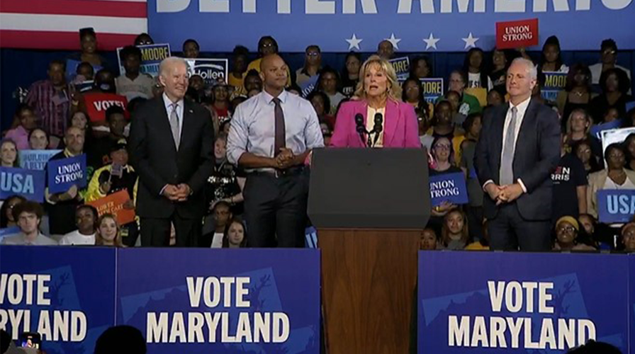 WATCH LIVE: Biden joins Maryland Dem candidates for a rally on Election Day eve