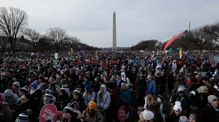 WATCH LIVE: Thousands converge on the National Mall for the annual March for Life rally, the first since Roe v. Wade was overturned