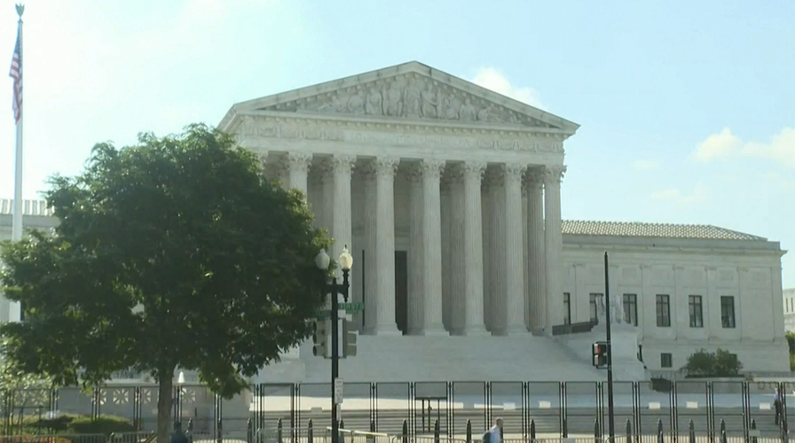 Live view outside the Supreme Court