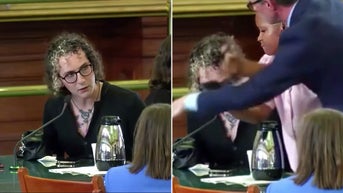 Total chaos breaks out at state's Capitol over trans activist's speech to lawmakers