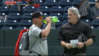 Baseball coach's ejection goes viral... but not for the reason you may think