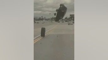 How driver SURVIVED flip
