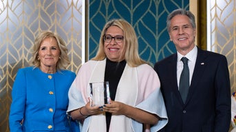 Twitter erupts over recipient of women's award that Jill Biden presented at White House