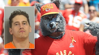 Chiefs superfan known for dressing up a wolf on the lam