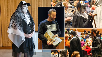 Activists in 'disturbing' outfits disrupt Kirk Cameron's book event with children