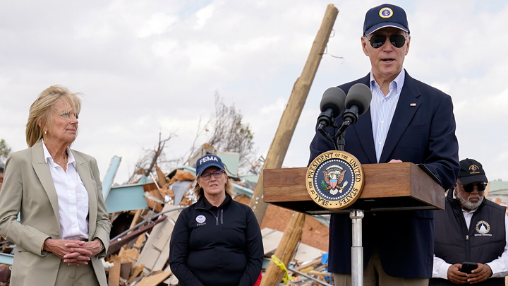 President Joe Biden makes major gaffe during remarks in town devastated by tornado
