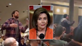 Nancy Pelosi event derailed by far-left protesters hurling insults