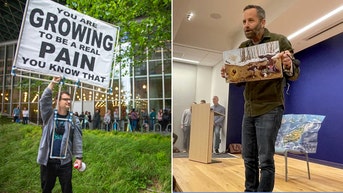 Kirk Cameron answers back to Seattle protesters who say he's 'growing to be a real pain'