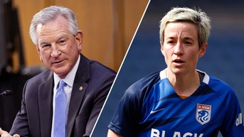 Sen. Tuberville calls out Megan Rapinoe over stance on transgender participation in women's sports