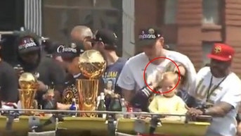 Nuggets superstar's wife hit with can during team's chaotic championship parade