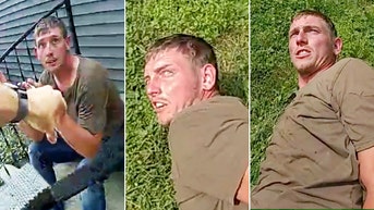 Man accused of executing 3 young sons seen in bodycam video sits calmly next to gun
