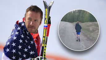 Gold-medalist Bode Miller teaches son tough lesson after youngster throws in towel