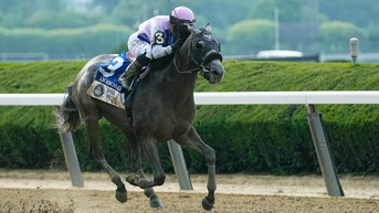 Arcangelo wins 155th Belmont Stakes as first female trainer gets Triple Crown race victory
