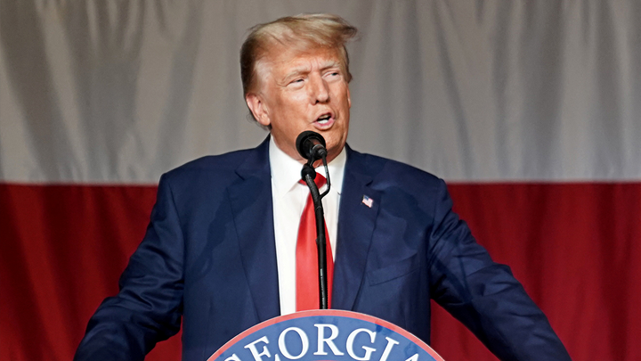 Trump doesn't hold back in highly anticipated first speech since being hit with federal indictment