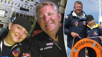 Youngest Titanic voyager details frightening close call during his shipwreck visit