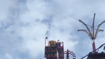 Roller coaster breaks down 'right at the top' leaving riders stuck